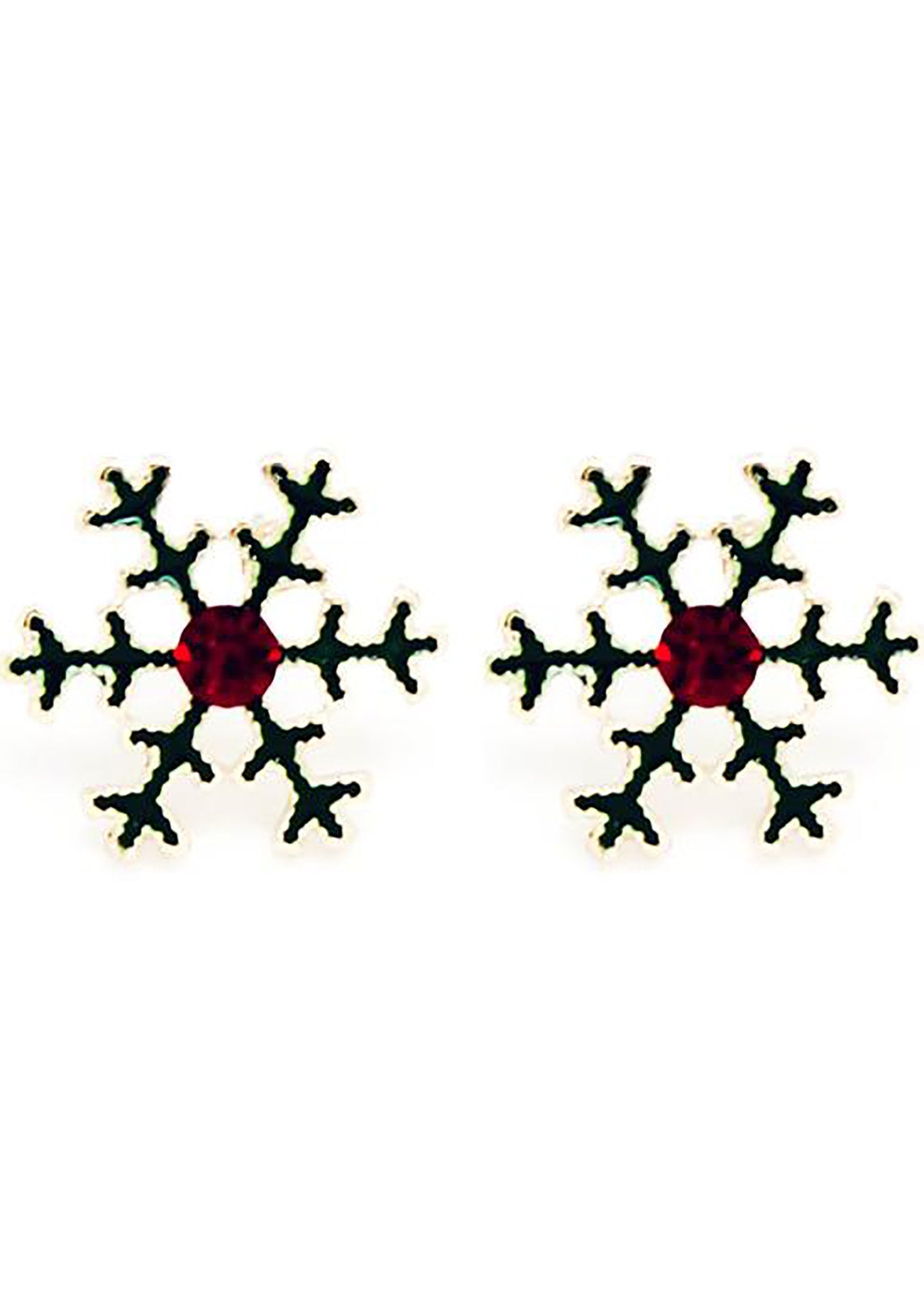  Christmas Snowflakes Post Stud Earring