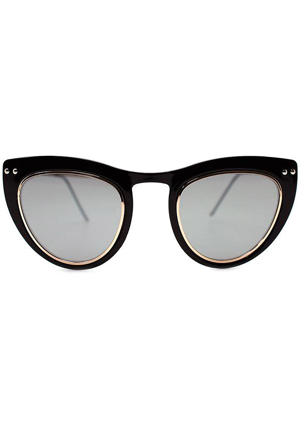  Spitfire Outward Urge Sunglasses In Black/Silver