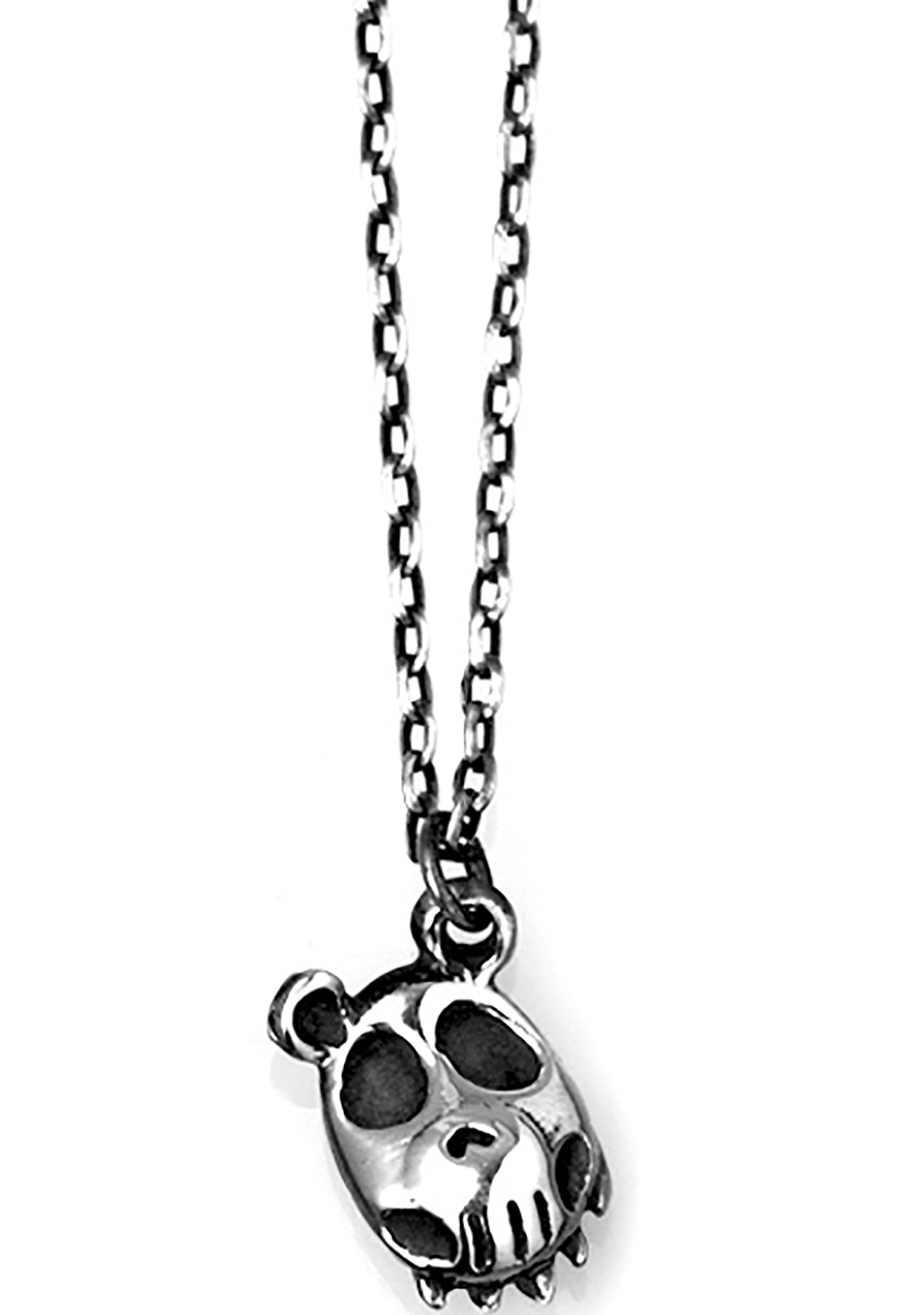  2 Abnormal Sides Reversible Grizzly Charm Necklace