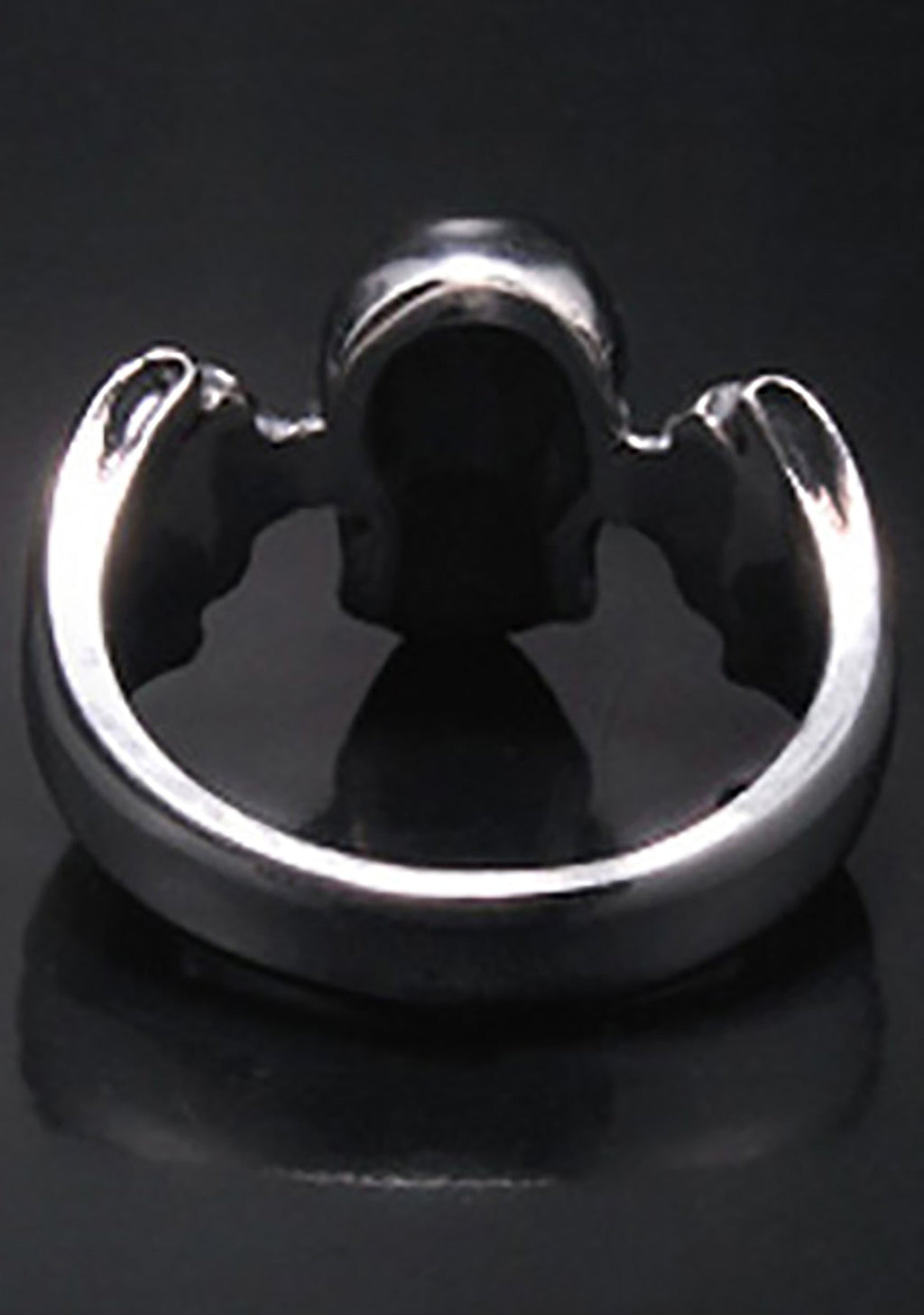  2 Abnormal Sides M Skull Ring