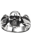  2 Abnormal Sides M Skull Ring