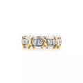 Ring in Platinum and Yellow Gold with Diamonds