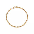 Micro Link Bracelet in Yellow Gold