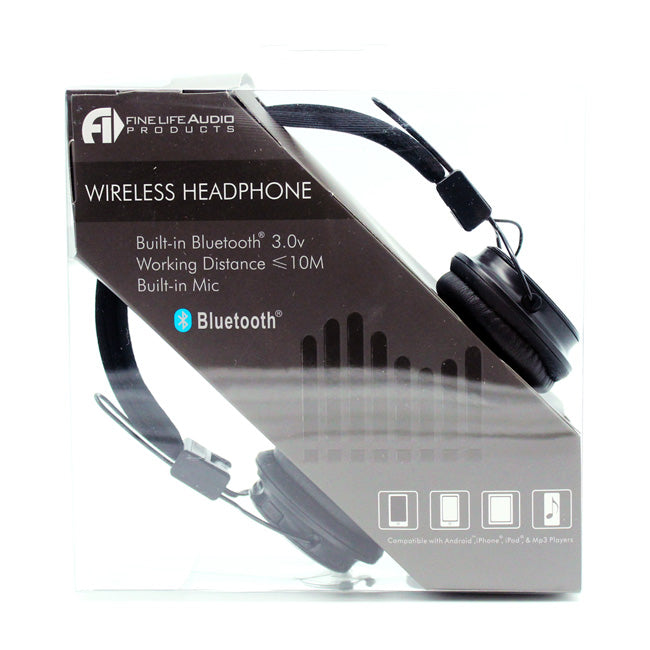  Bluetooth Wireless Stereo Headphones In Black
