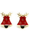  Christmas Bells Post Stud Earring