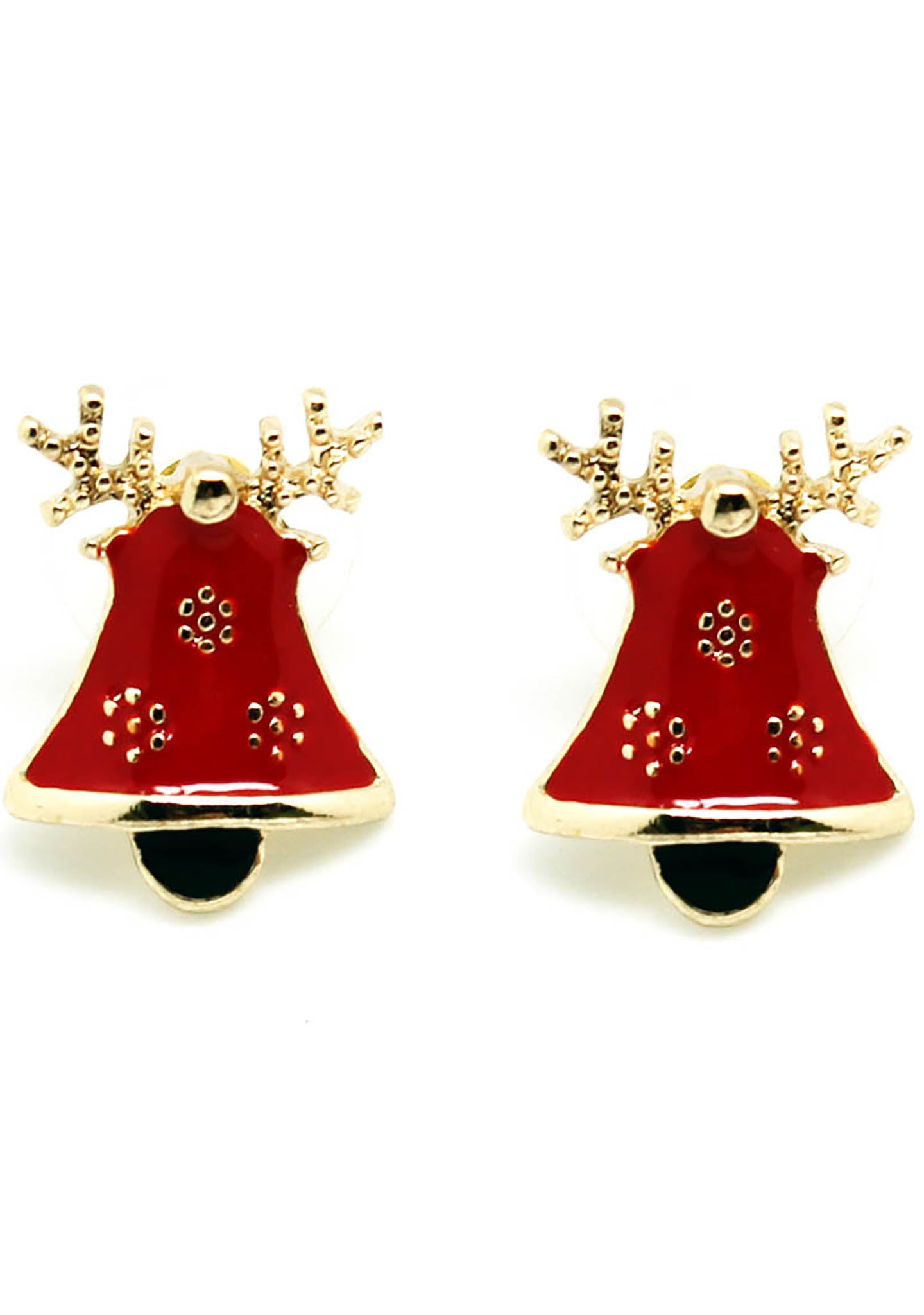  Christmas Bells Post Stud Earring