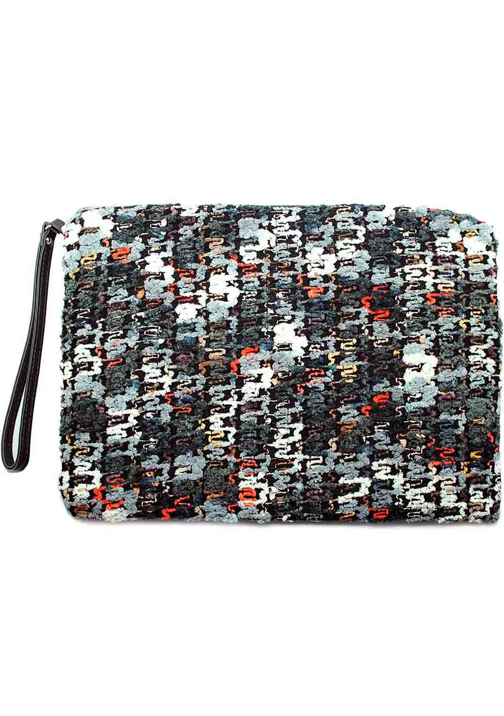  Mosiac Woven Clutch Handbag