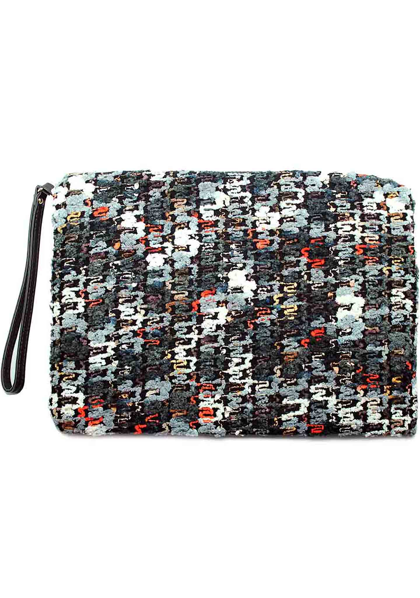  Mosiac Woven Clutch Handbag