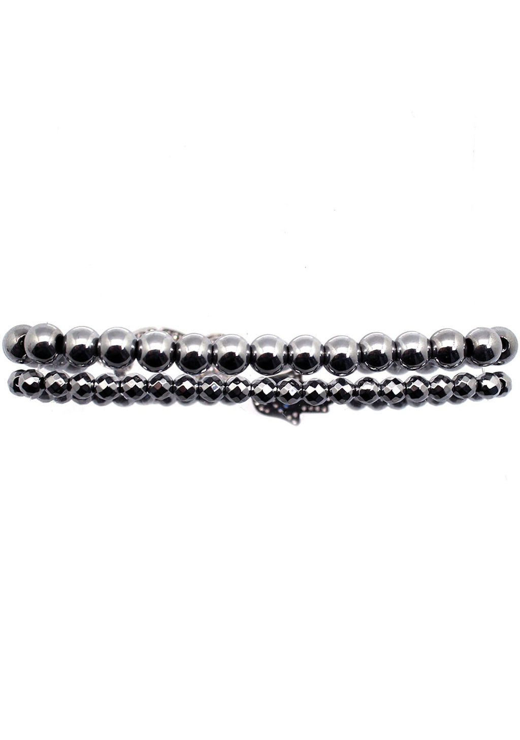  Divine Hamsa Bracelet Set In Silver