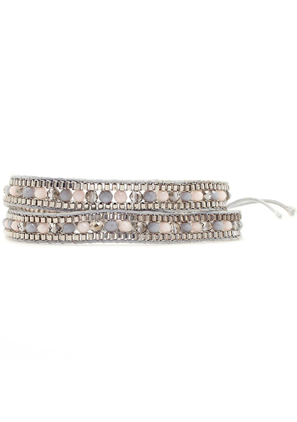  Stratus Beaded Double Wrap Bracelet