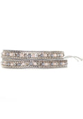  Stratus Beaded Double Wrap Bracelet