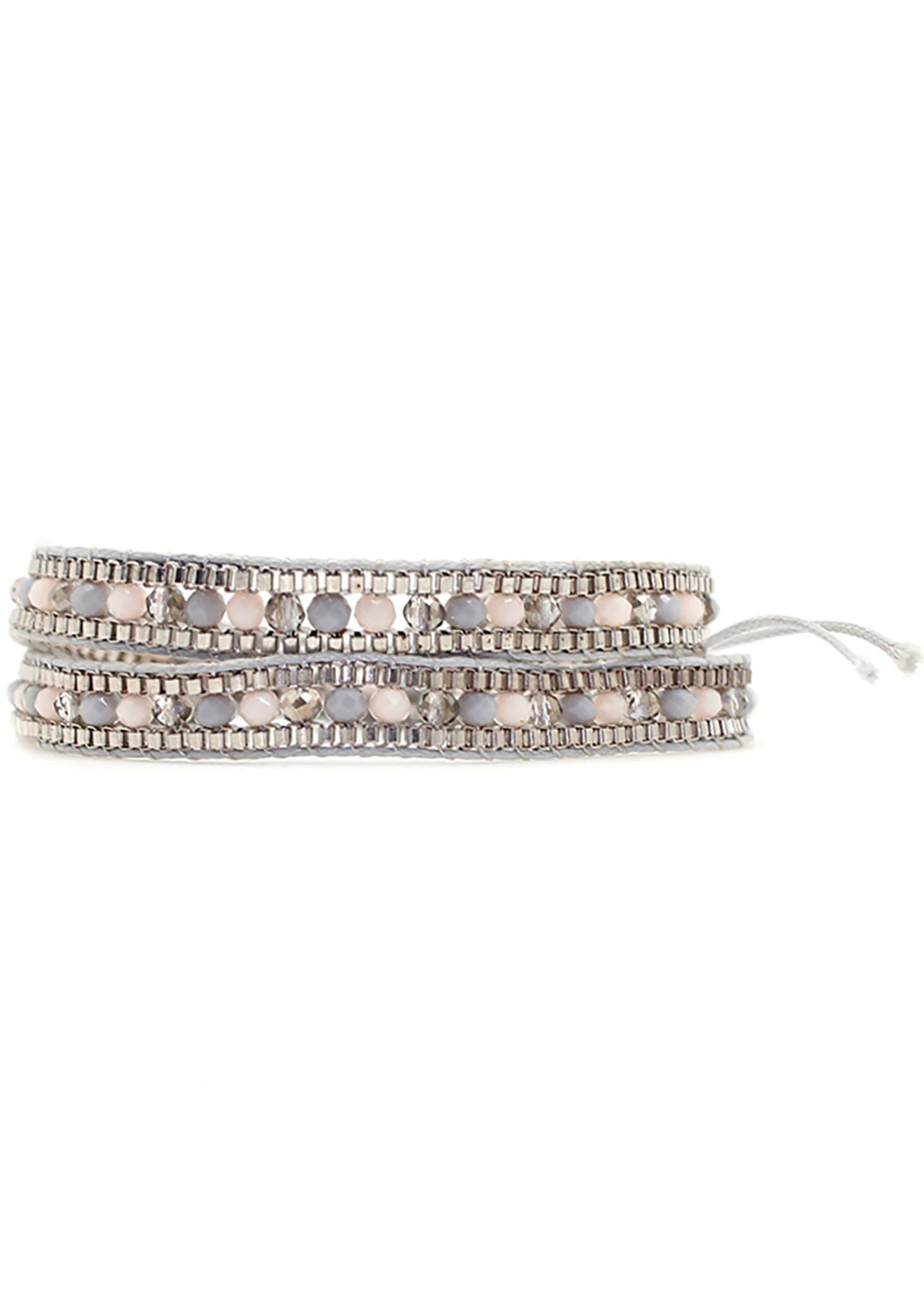  Stratus Beaded Double Wrap Bracelet
