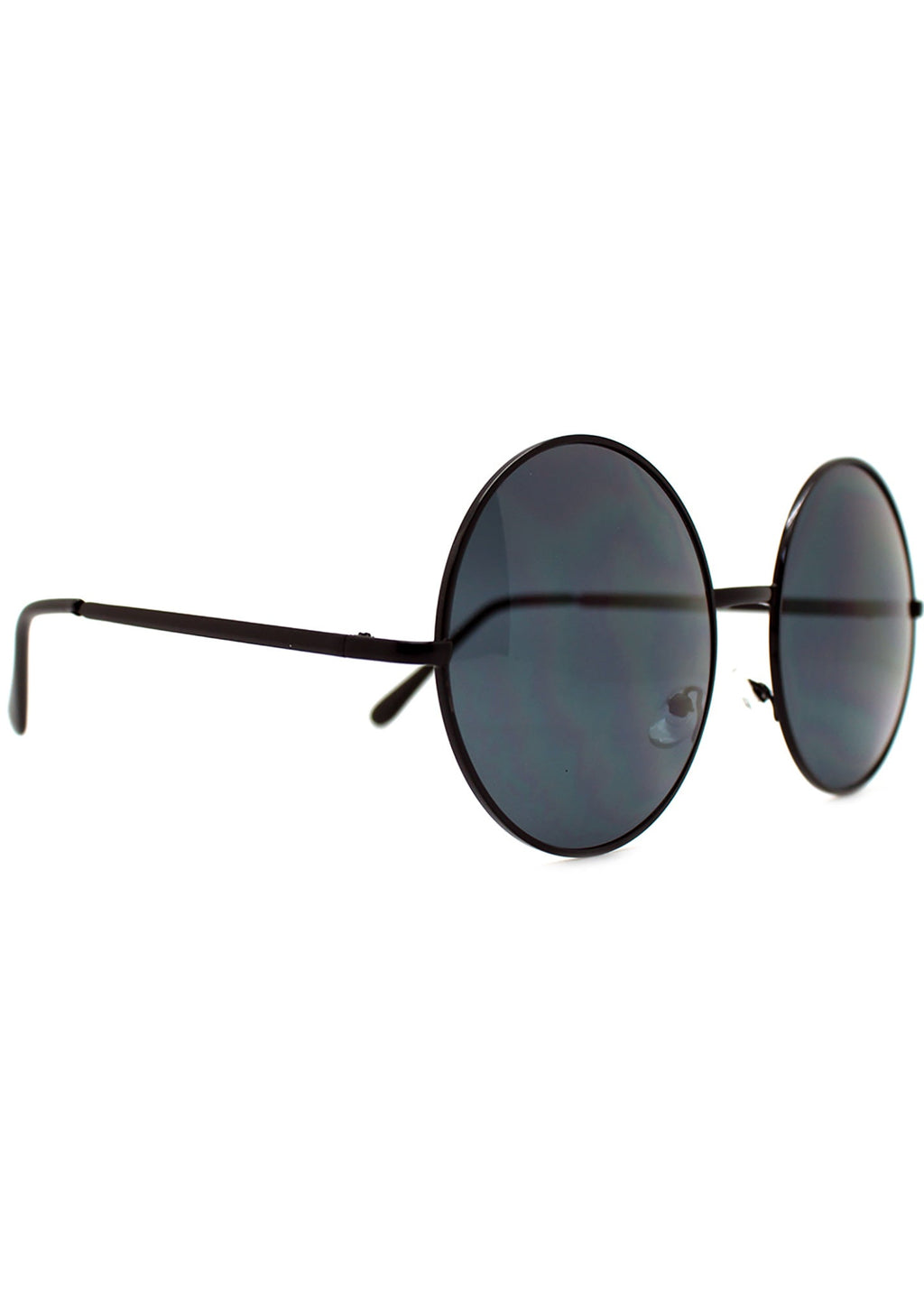  Road Trip Round Sunglasses In Black