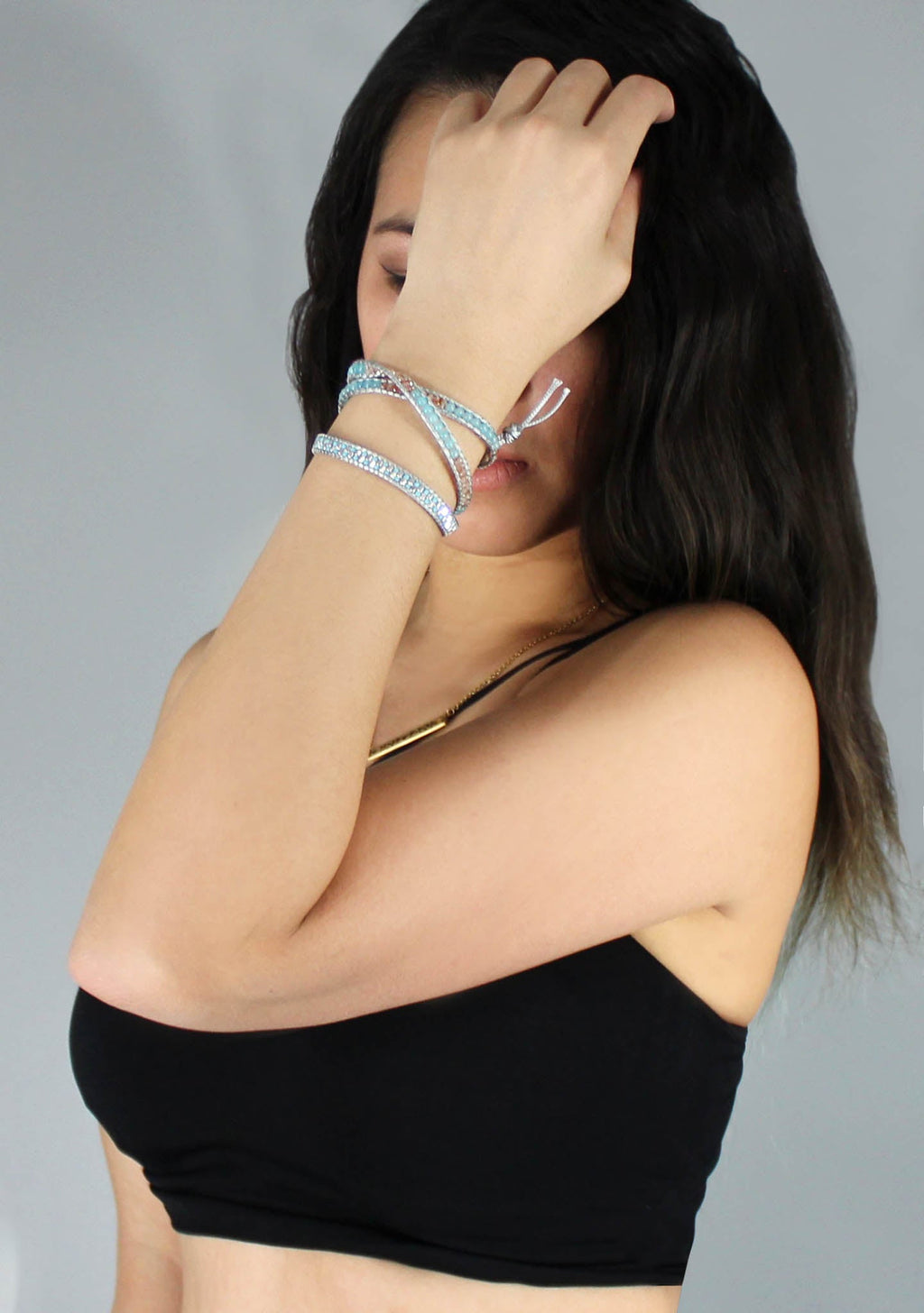  X Katie Soleil Grace Triple Wrap Beaded Bracelet