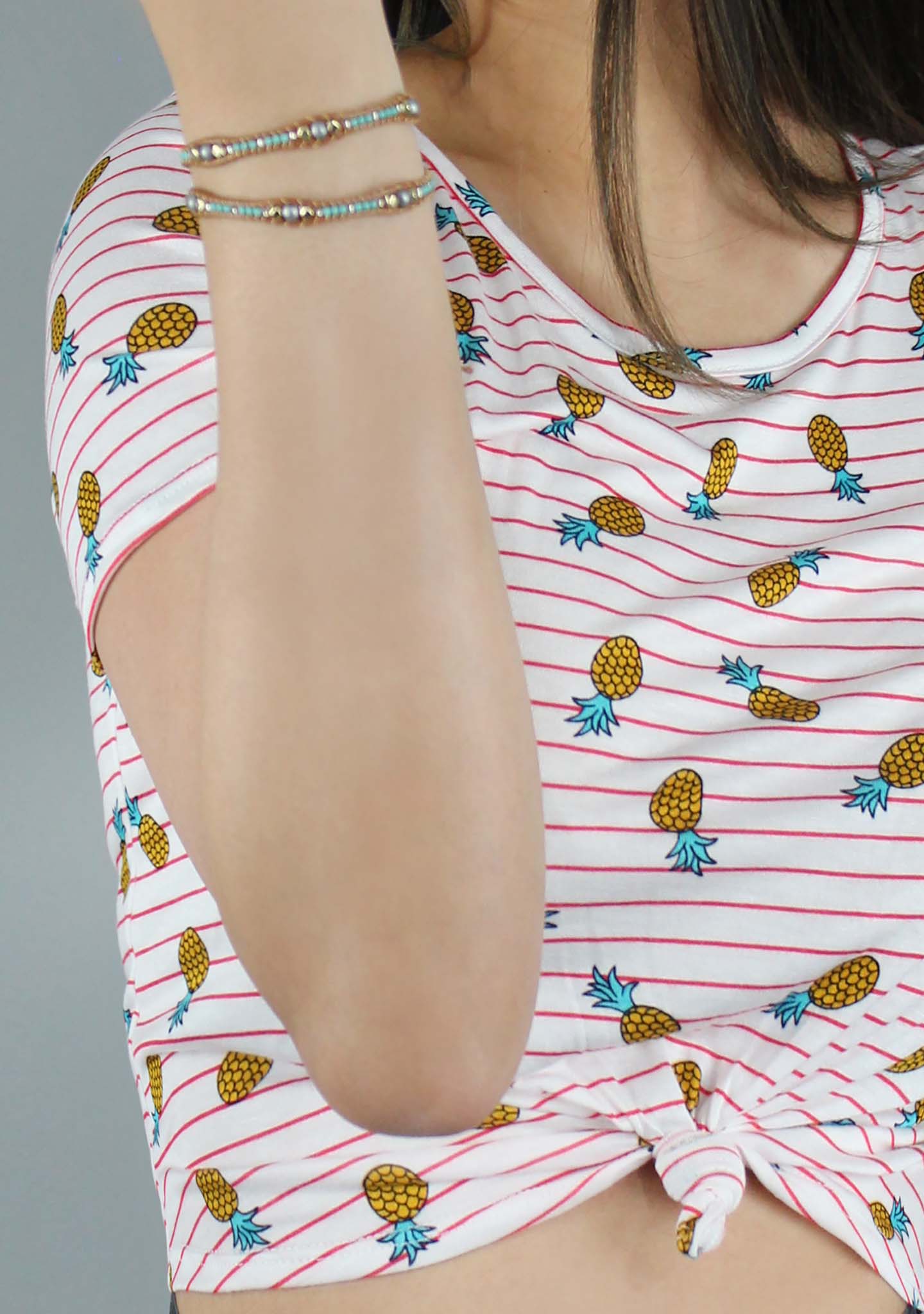  X Katie Soleil Marigold Double Wrap Beaded Bracelet