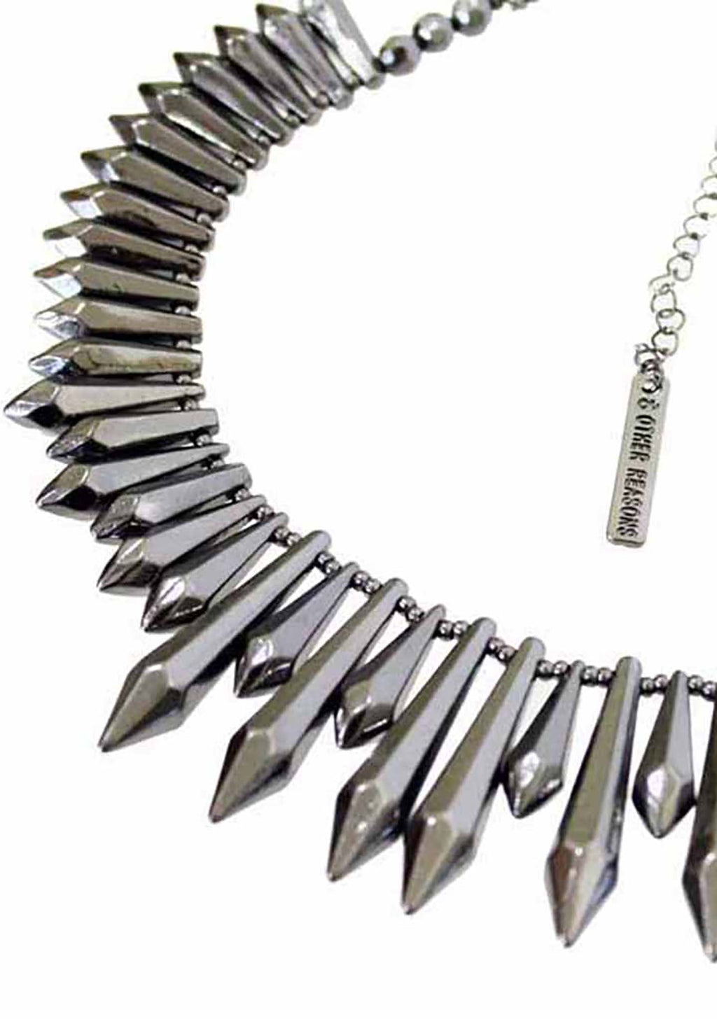  8 Other Reasons Expired Pendant Necklace In Gunmetal