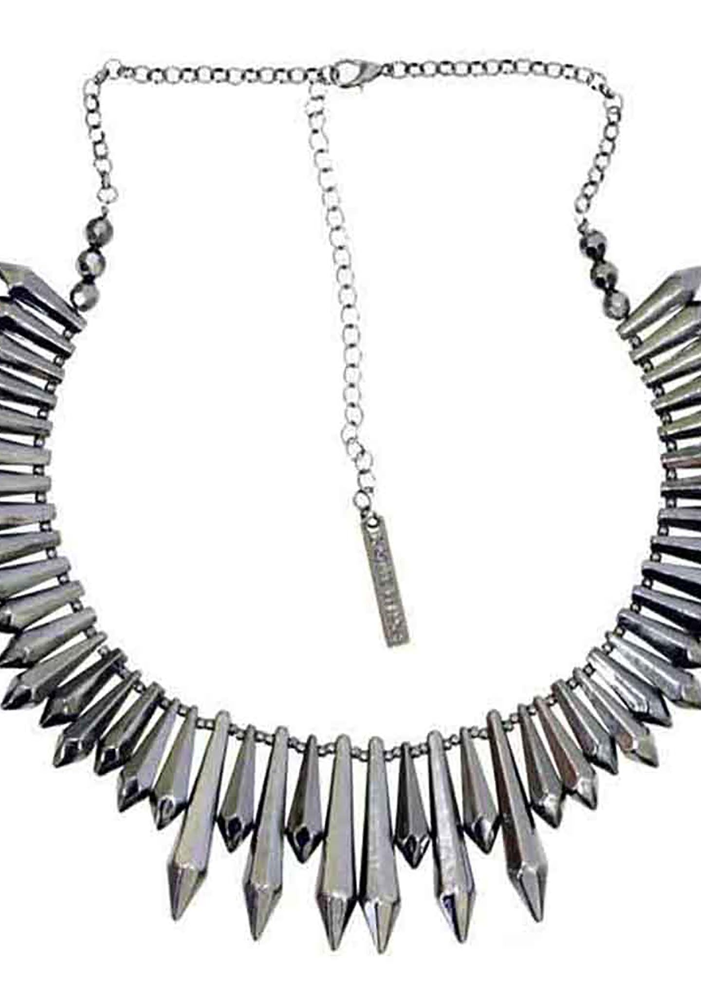  8 Other Reasons Expired Pendant Necklace In Gunmetal