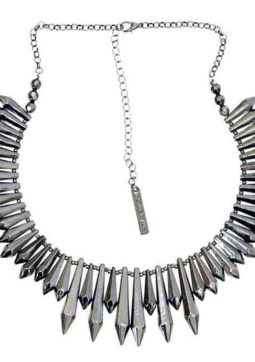  8 Other Reasons Expired Pendant Necklace In Gunmetal