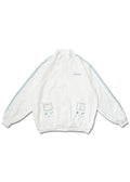  Game Over White Jersey Oversized Jacket