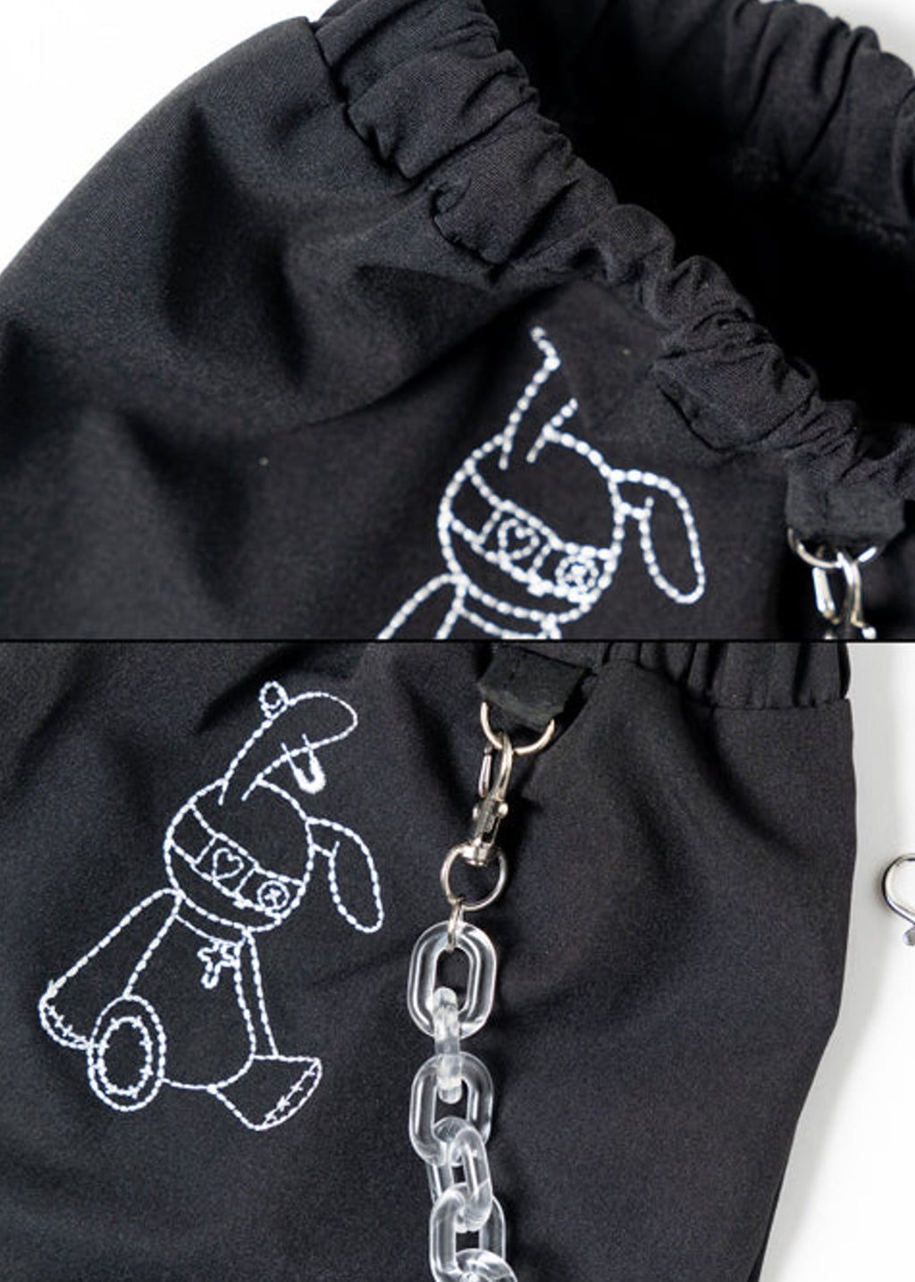  Mill & Nero Moon Bunny Dolls Black Leg Warmer