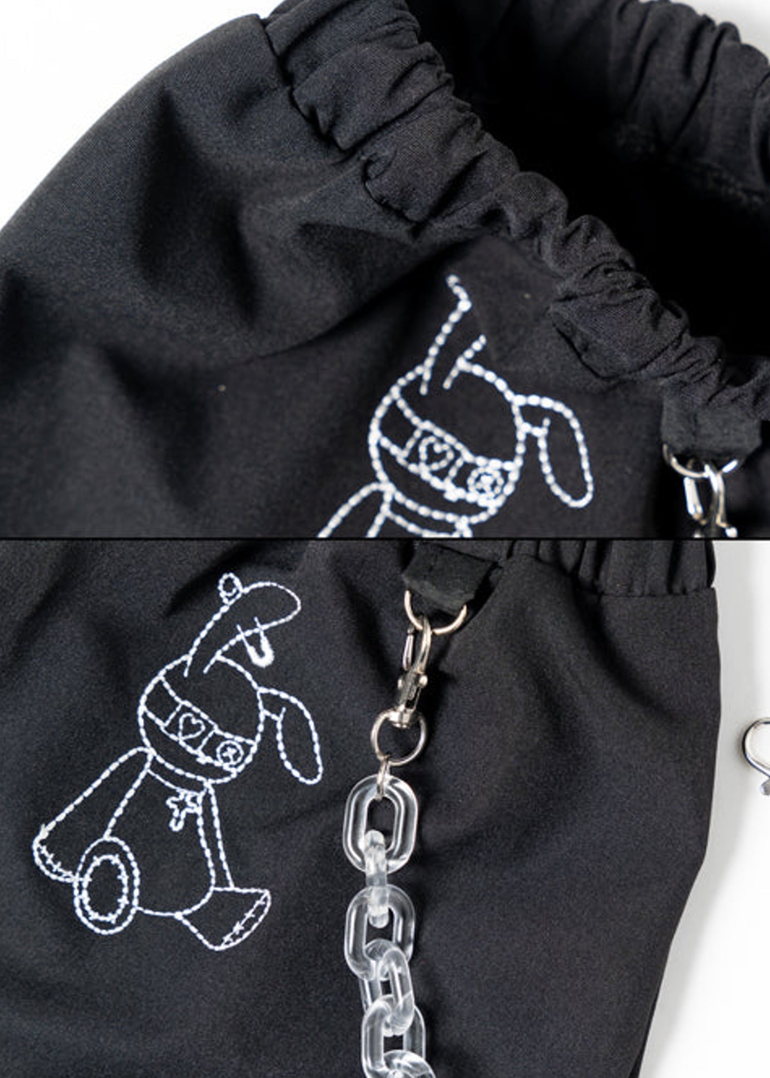  Mill & Nero Moon Bunny Dolls Black Leg Warmer