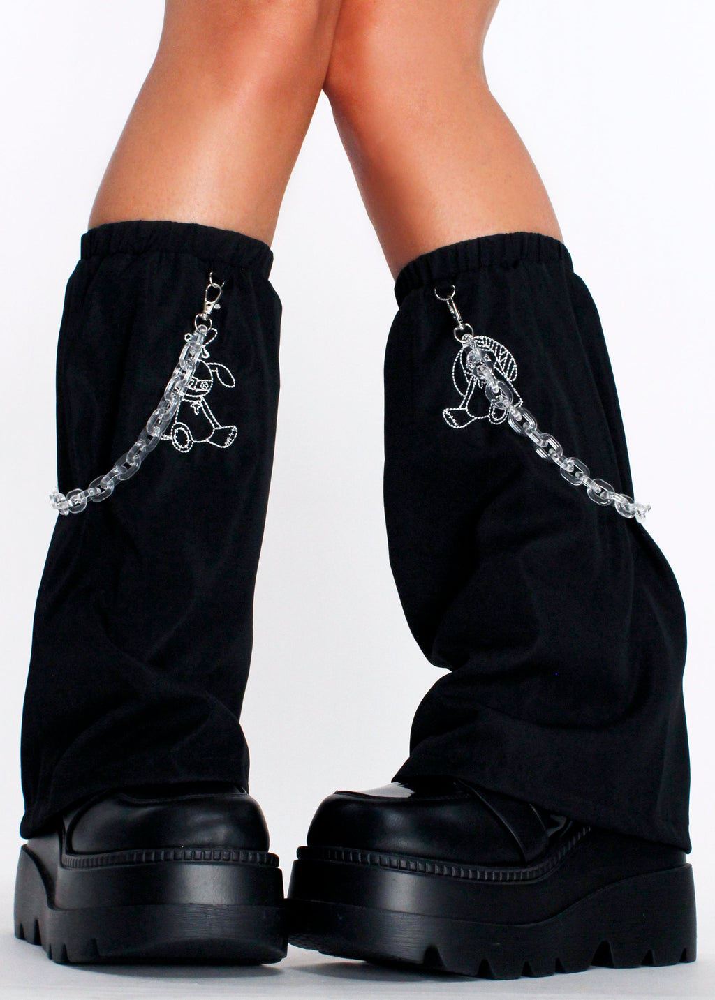 Mill & Nero Moon Bunny Dolls Black Leg Warmer
