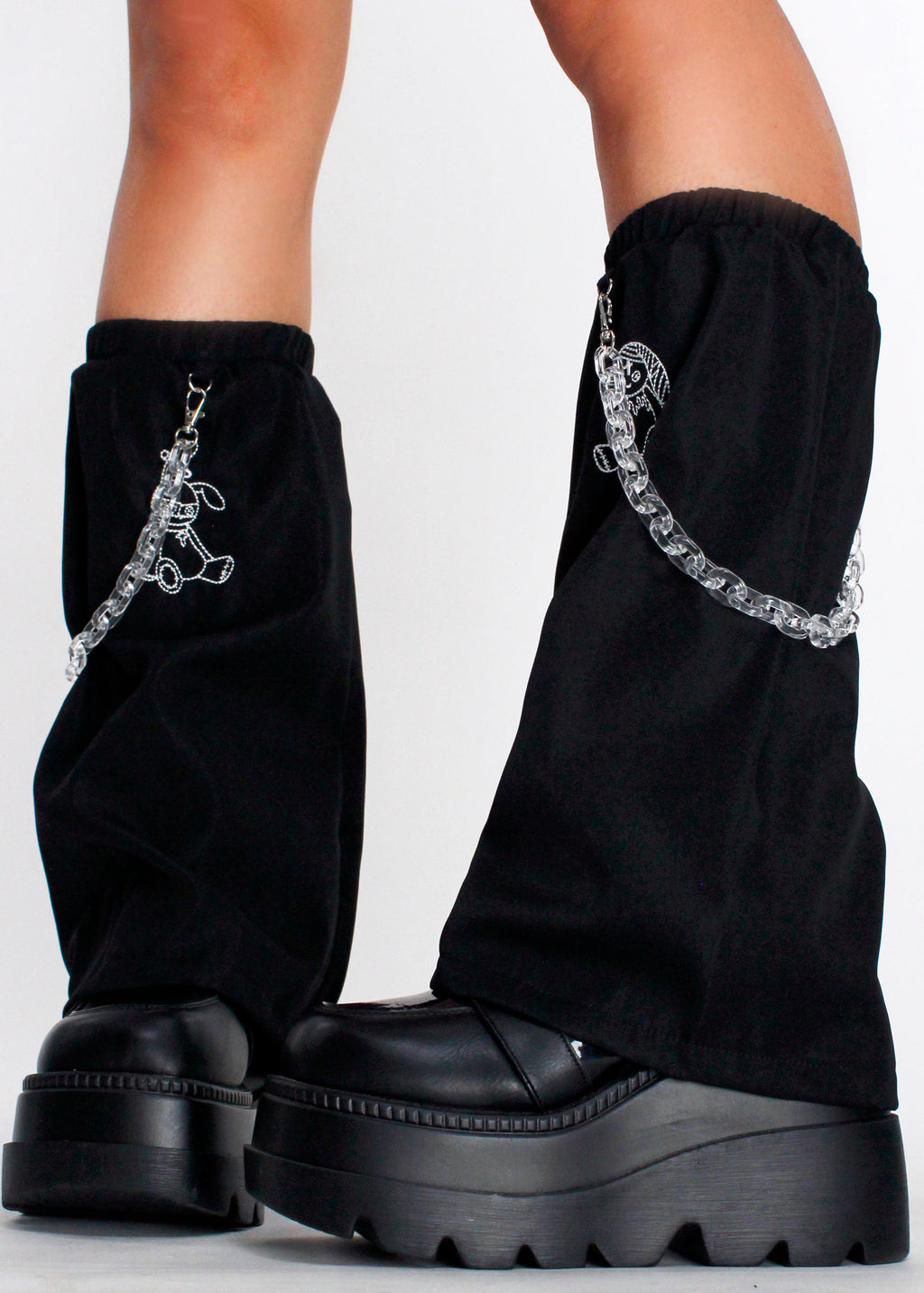  Mill & Nero Moon Bunny Dolls Black Leg Warmer