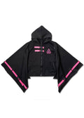 Uzurai Cyberpunk Tech Kimono Black Pink Jacket