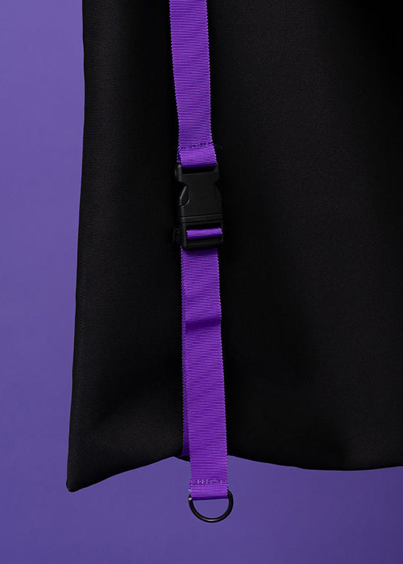  Uzurai Cyberpunk Tech Kimono Black Purple Jacket