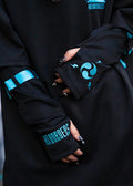  Uzurai Cyberpunk Tech Black Blue Arm Warmer