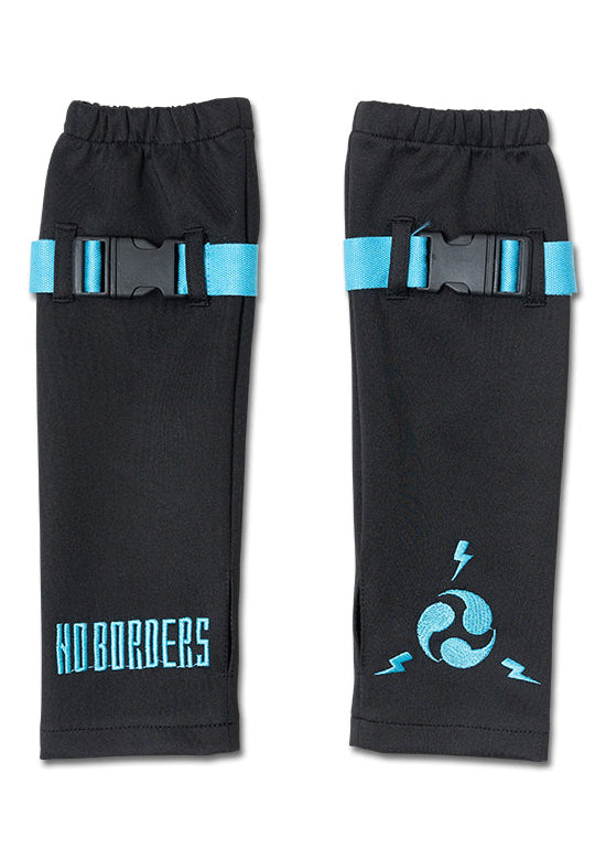  Uzurai Cyberpunk Tech Black Blue Arm Warmer