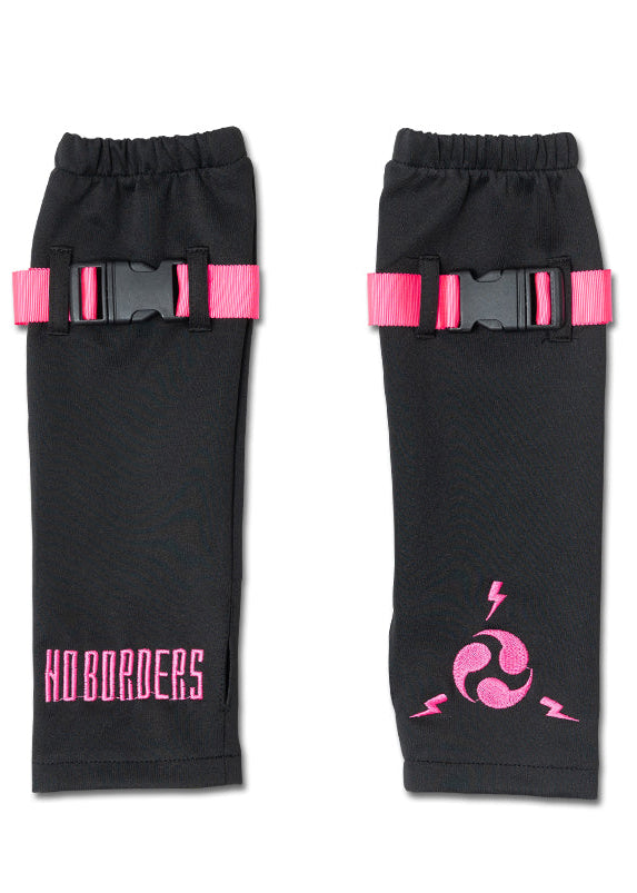  Uzurai Cyberpunk Tech Black Pink Arm Warmer