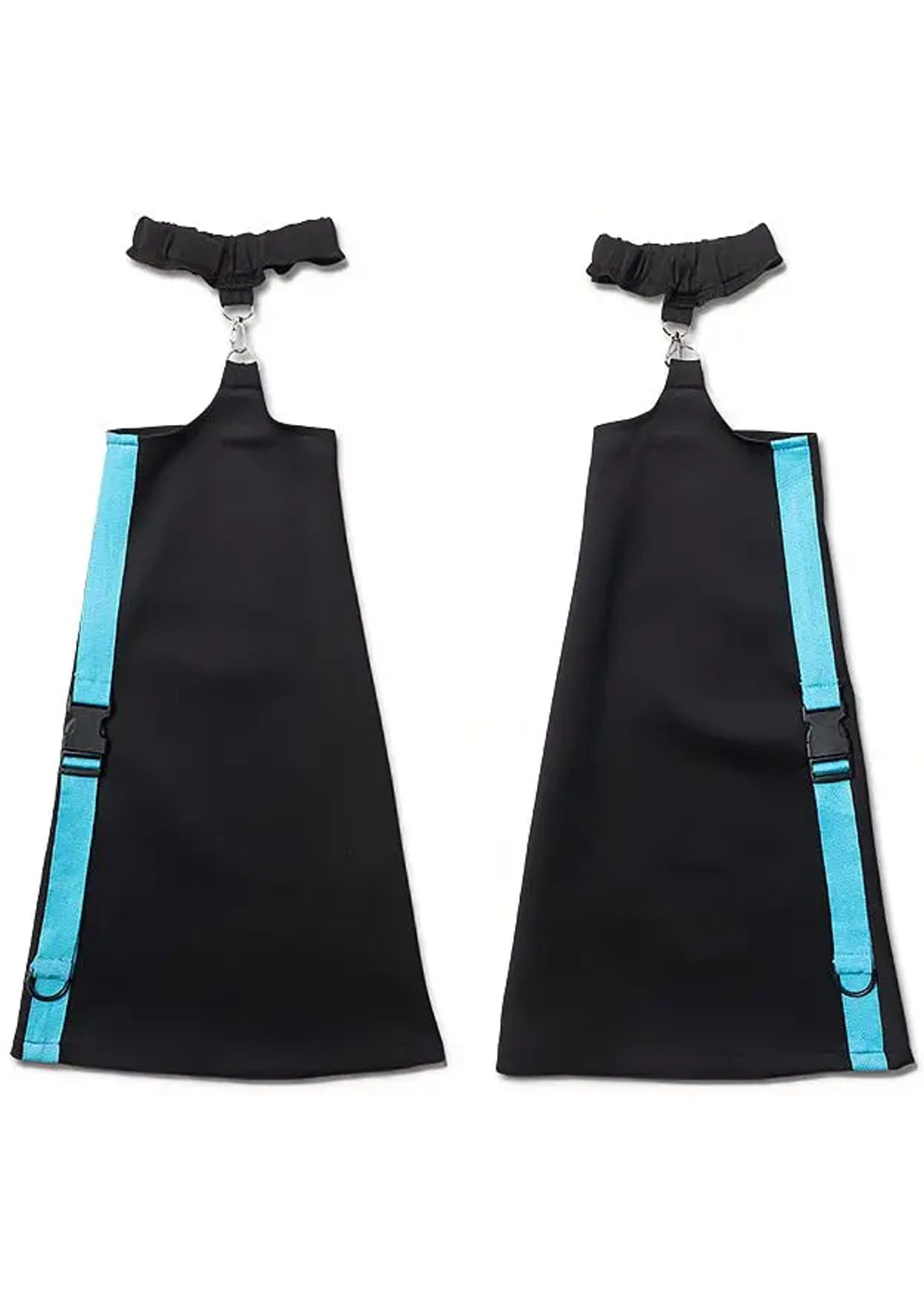  Uzurai Cyberpunk Tech Black Blue Leg Warmer