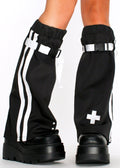  Game Over Black Leg Warmer