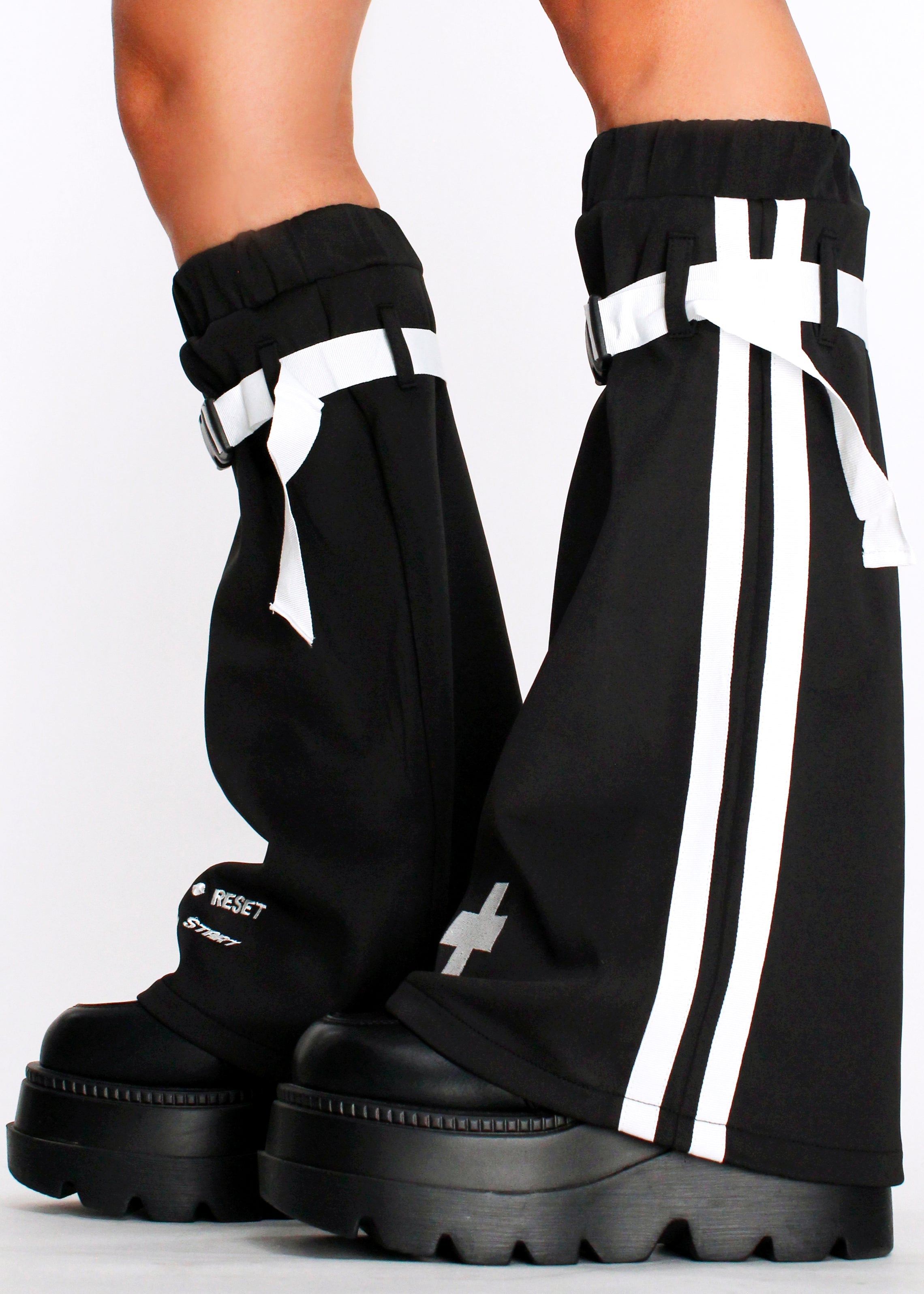  Game Over Black Leg Warmer