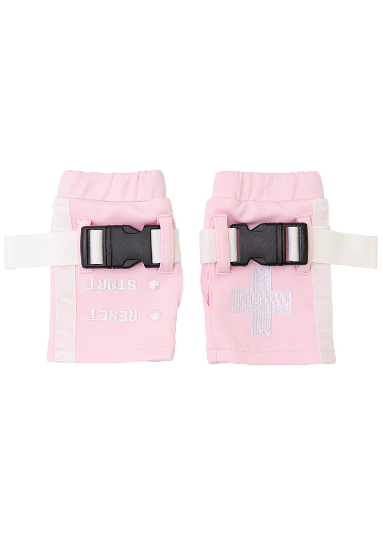  Game Over Pastel Pink Arm Warmer