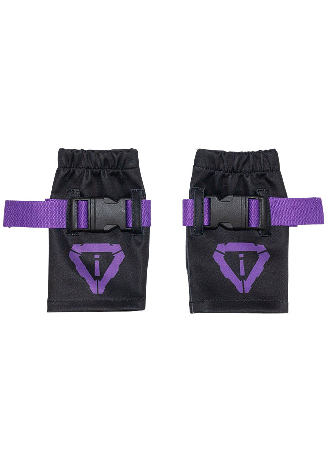  Error Code Cyberpunk Tech Black Purple Arm Warmer