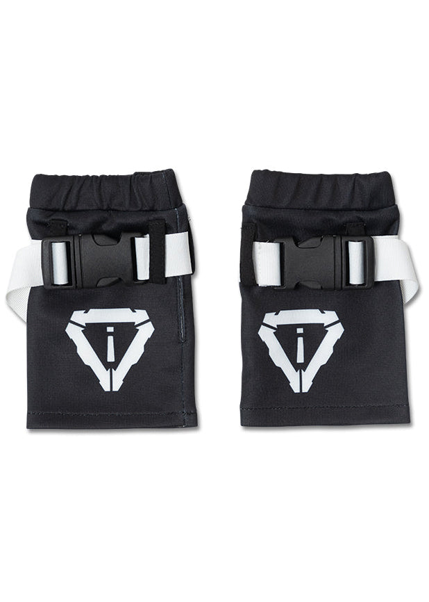  Error Code Cyberpunk Tech Black White Arm Warmer