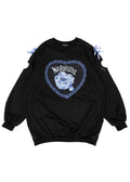  Love Punk Rebellious Oversized Pullover