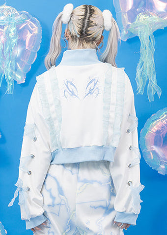  Cyber Jellyfish Cropped Jacket