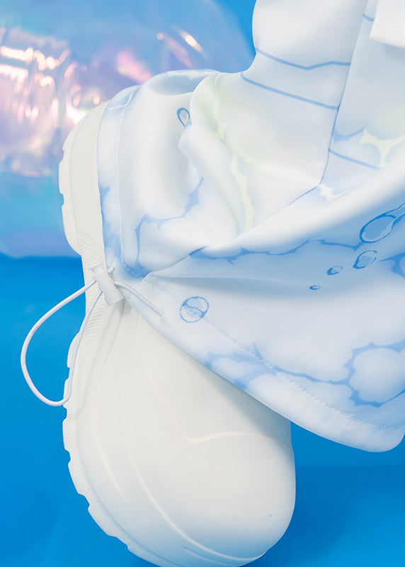  Cyber Jellyfish White Cargo Pants