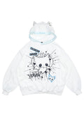  Baby Punk Angel Punk Oversized Hoodie