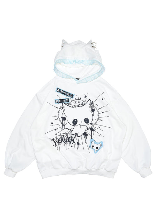  Baby Punk Angel Punk Oversized Hoodie