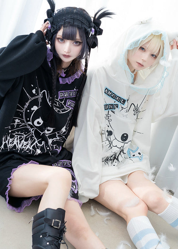  Baby Punk Devil Punk Oversized Hoodie
