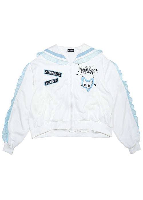  Baby Punk Angel Punk Sailor Zip Up Jacket
