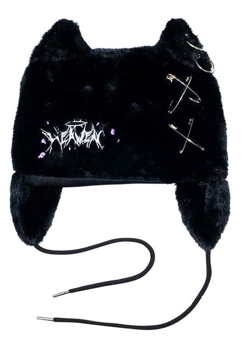  Baby Punk Devil Punk Cat Ear Faux Fur Hat