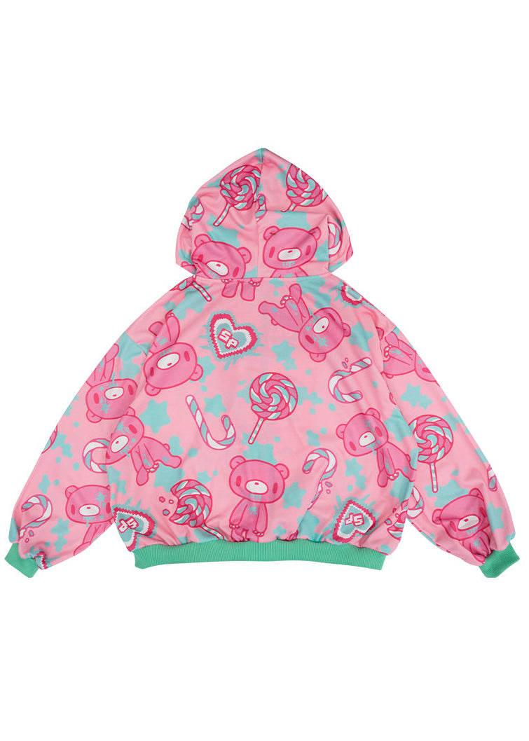  Gloomy Bear X Sophie Powers Candy Oversized Zip Up Hoodie