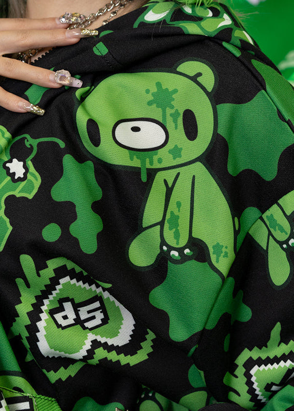  Gloomy Bear X Sophie Powers Jelly Oversized Zip Up Hoodie