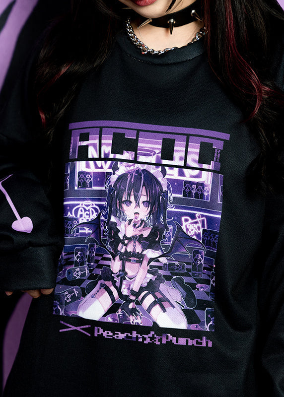  Peach Punch Addictive Akuma Long Sleeves Tee