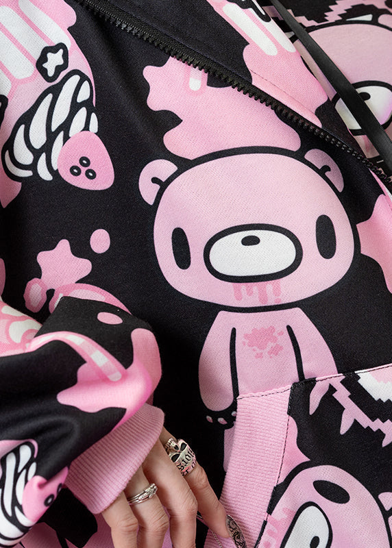  Gloomy Bear X Sophie Powers Cake Oversized Zip Up Hoodie